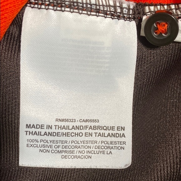 Nike NFL Cleveland Browns Polo Shirt Men’s XXL Dri-Fit Brown Orange Embroidered - Picture 7 of 7